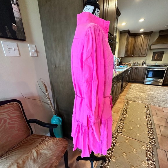 💥Lilly Pulitzer - DRENA Linen Dress NWT- Passion Fruit Pink - Lined - NWT!!!💥 - Picture 10 of 14